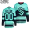 Adidas Seattle Kraken Lasten Pelipaita 2022-2023 Reverse Retro 2.0 Authentic Jäänsininen ( Omalla Nimellä )