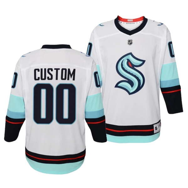 Adidas Seattle Kraken Pelipaita Authentic Valkoinen ( Omalla Nimellä ) Adidas Seattle Kraken Pelipaita Authentic Valkoinen ( Omalla Nimellä )