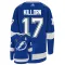 Adidas Tampa Bay Lightning Alex Killorn 17 Pelipaita Stanley Cup 2022 Authentic Sininen