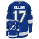 Adidas Tampa Bay Lightning Alex Killorn 17 Pelipaita Stanley Cup 2022 Authentic Sininen Adidas Tampa Bay Lightning Alex Killorn 17 Pelipaita Stanley Cup 2022 Authentic Sininen