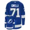 Adidas Tampa Bay Lightning Anthony Cirelli 71Authentic Pelipaita Stanley Cup 2022 Sininen