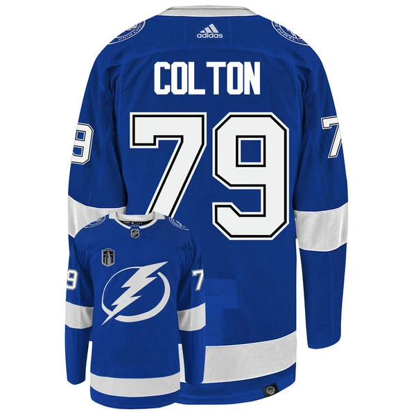 Adidas Tampa Bay Lightning Ross Colton 79 Pelipaita Stanley Cup 2022 Authentic Sininen Adidas Tampa Bay Lightning Ross Colton 79 Pelipaita Stanley Cup 2022 Authentic Sininen