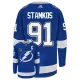 Adidas Tampa Bay Lightning Steven Stamkos 91 Pelipaita Stanley Cup 2022 Authentic Sininen Adidas Tampa Bay Lightning Steven Stamkos 91 Pelipaita Stanley Cup 2022 Authentic Sininen
