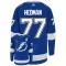 Adidas Tampa Bay Lightning Victor Hedman 77 Pelipaita Stanley Cup 2022 Authentic Sininen