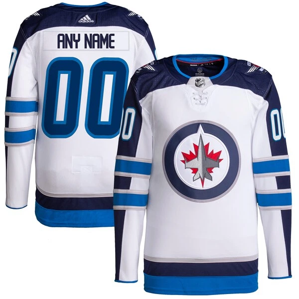 Adidas Winnipeg Jets Pelipaita Authentic Valkoinen ( Omalla Nimellä ) Adidas Winnipeg Jets Pelipaita Authentic Valkoinen ( Omalla Nimellä )