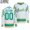 San Jose Sharks Lasten Pelipaita 2022-2023 Reverse Retro 2.0 Authentic Valkoinen ( Omalla Nimellä )