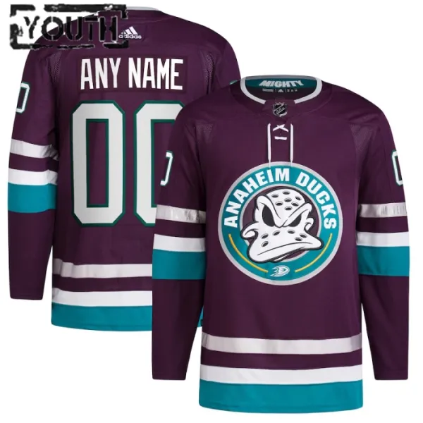 Adidas Anaheim Ducks Lasten 30-Vuotispäivä Pelipaita 2023-2024 Kolmos Authentic Violetti ( Omalla Nimellä ) Adidas Anaheim Ducks Lasten 30-Vuotispäivä Pelipaita 2023-2024 Kolmos Authentic Violetti ( Omalla Nimellä )