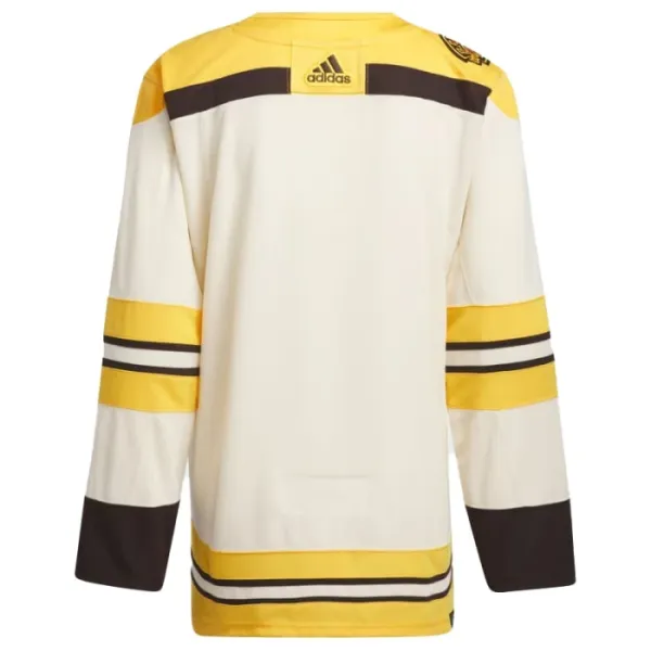 Adidas Boston Bruins 100-Vuotispäivä Pelipaita 2023-2024 Authentic Kermanvärinen ( Omalla Nimellä )
