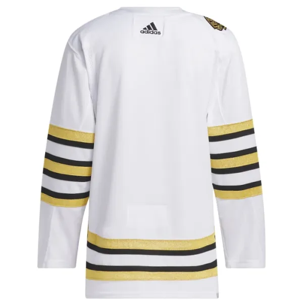 Adidas Boston Bruins 100-Vuotispäivä Pelipaita 2023-2024 Authentic Valkoinen ( Omalla Nimellä )