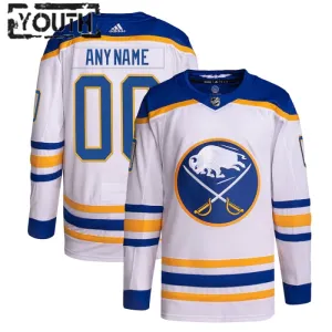 Adidas Buffalo Sabres Lasten Pelipaita 2023-2024 Vieras Authentic Valkoinen ( Omalla Nimellä )