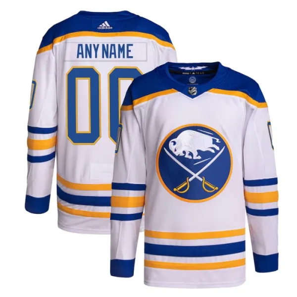 Adidas Buffalo Sabres Pelipaita 2023-2024 Vieras Authentic Valkoinen ( Omalla Nimellä ) Adidas Buffalo Sabres Pelipaita 2023-2024 Vieras Authentic Valkoinen ( Omalla Nimellä )