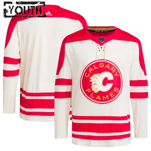 Adidas Calgary Flames Lasten Pelipaita 2023-2024 Heritage Classic Authentic ( Omalla Nimellä ) Adidas Calgary Flames Lasten Pelipaita 2023-2024 Heritage Classic Authentic ( Omalla Nimellä )