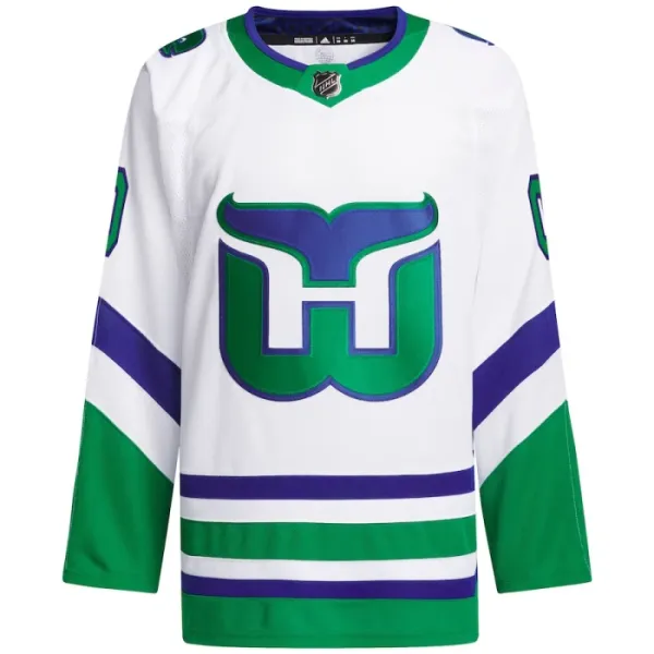 Adidas Carolina Hurricanes Pelipaita 2023-2024 Authentic Valkoinen ( Omalla Nimellä )