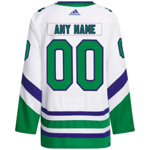 Adidas Carolina Hurricanes Pelipaita 2023-2024 Authentic Valkoinen ( Omalla Nimellä )