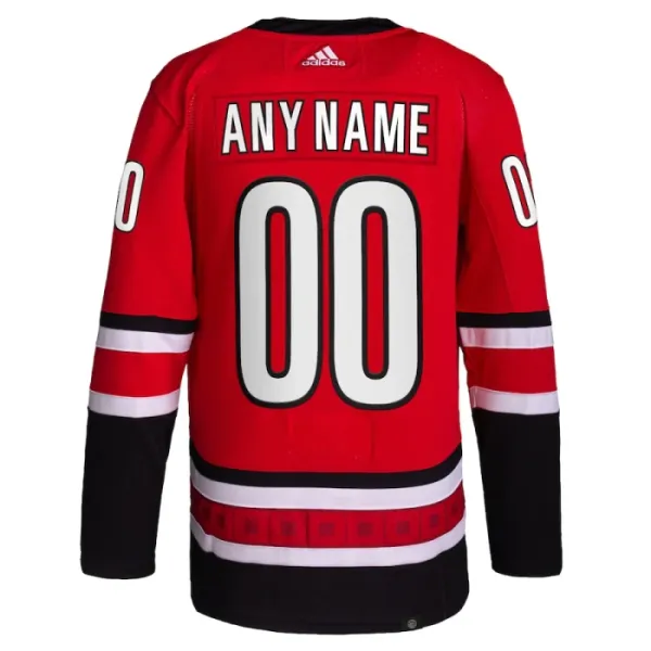 Adidas Carolina Hurricanes Pelipaita 2023-2024 Kolmos Authentic Punainen ( Omalla Nimellä )