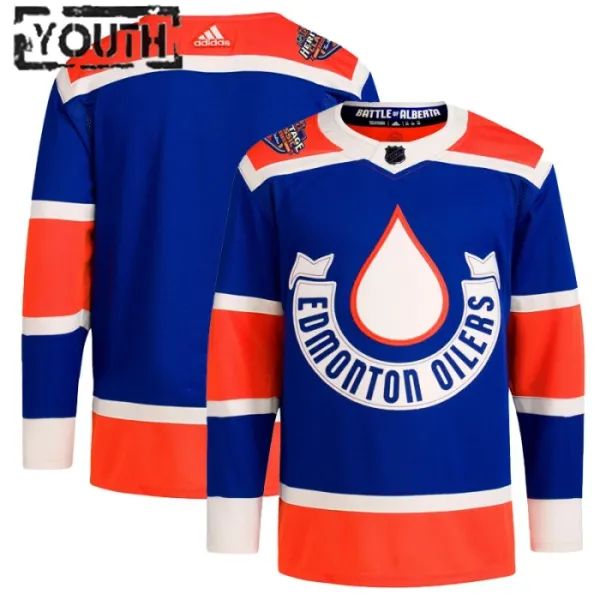 Adidas Edmonton Oilers Lasten Pelipaita 2023-2024 Heritage Classic Authentic Sininen ( Omalla Nimellä ) Adidas Edmonton Oilers Lasten Pelipaita 2023-2024 Heritage Classic Authentic Sininen ( Omalla Nimellä )