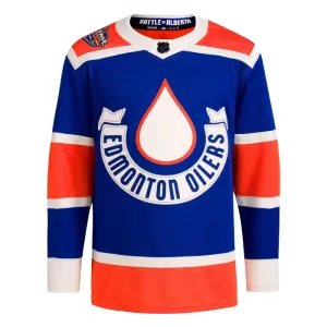 Adidas Edmonton Oilers Pelipaita 2023-2024 Heritage Classic Authentic Sininen ( Omalla Nimellä )