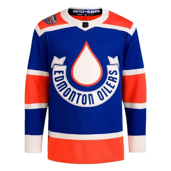 Adidas Edmonton Oilers Pelipaita 2023-2024 Heritage Classic Authentic Sininen ( Omalla Nimellä )