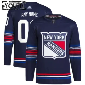 Adidas New York Rangers Lasten Pelipaita 2023-2024 Kolmos Authentic Navy ( Omalla Nimellä )