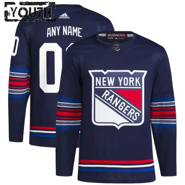Adidas New York Rangers Lasten Pelipaita 2023-2024 Kolmos Authentic Navy ( Omalla Nimellä ) Adidas New York Rangers Lasten Pelipaita 2023-2024 Kolmos Authentic Navy ( Omalla Nimellä )