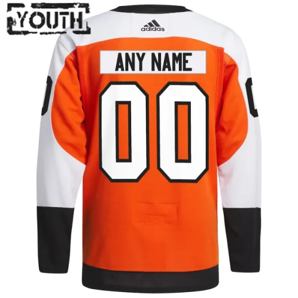 Adidas Philadelphia Flyers Lasten Pelipaita 2023-2024 Koti Authentic Oranssi ( Omalla Nimellä )