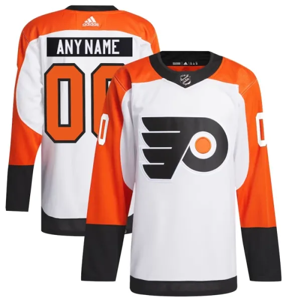 Adidas Philadelphia Flyers Pelipaita 2023-2024 Vieras Authentic Valkoinen ( Omalla Nimellä ) Adidas Philadelphia Flyers Pelipaita 2023-2024 Vieras Authentic Valkoinen ( Omalla Nimellä )