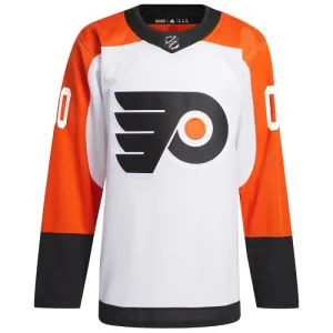 Adidas Philadelphia Flyers Pelipaita 2023-2024 Vieras Authentic Valkoinen ( Omalla Nimellä )