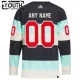 Adidas Seattle Kraken Lasten Pelipaita 2023-2024 Winter Classic Authentic Sininen ( Omalla Nimellä )