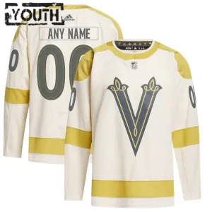 Adidas Vegas Golden Knights Lasten Pelipaita 2023-2024 Winter Classic Authentic Kermanvärinen ( Omalla Nimellä )