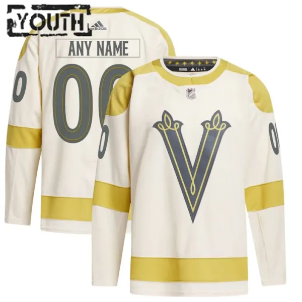 Adidas Vegas Golden Knights Lasten Pelipaita 2023-2024 Winter Classic Authentic Kermanvärinen ( Omalla Nimellä ) Adidas Vegas Golden Knights Lasten Pelipaita 2023-2024 Winter Classic Authentic Kermanvärinen ( Omalla Nimellä )