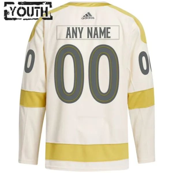 Adidas Vegas Golden Knights Lasten Pelipaita 2023-2024 Winter Classic Authentic Kermanvärinen ( Omalla Nimellä )