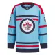 Adidas Winnipeg Jets Pelipaita Vuotispäivä 2023-2024 Authentic Sininen ( Omalla Nimellä )