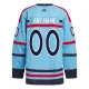 Adidas Winnipeg Jets Pelipaita Vuotispäivä 2023-2024 Authentic Sininen ( Omalla Nimellä )