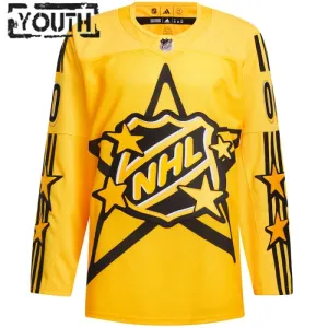 Adidas x Drew House NHL Game Lasten Pelipaita All Star 2024 Authentic Keltainen ( Omalla Nimellä )