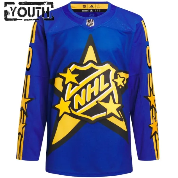 Adidas x Drew House NHL Game Lasten Pelipaita All Star 2024 Authentic Sininen ( Omalla Nimellä )
