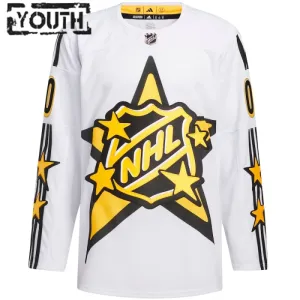 Adidas x Drew House NHL Game Lasten Pelipaita All Star 2024 Authentic Valkoinen ( Omalla Nimellä )