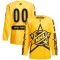 Adidas x Drew House NHL Game Pelipaita All Star 2024 Authentic Keltainen ( Omalla Nimellä )