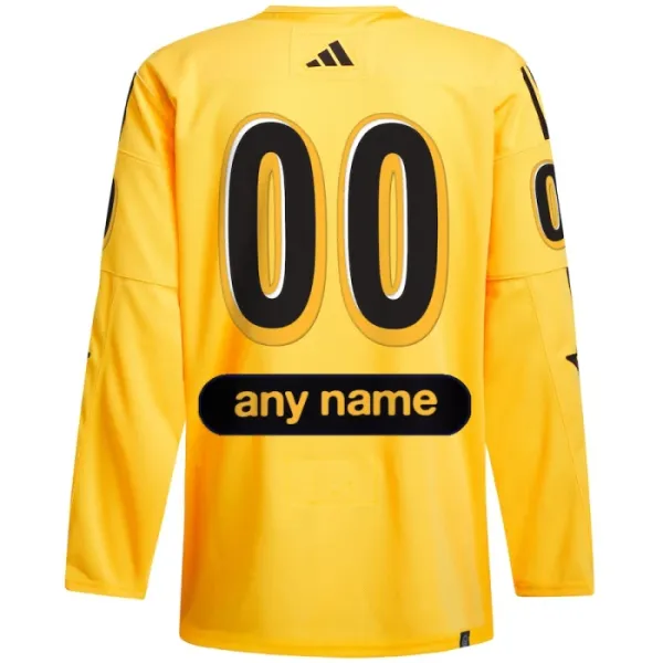 Adidas x Drew House NHL Game Pelipaita All Star 2024 Authentic Keltainen ( Omalla Nimellä )