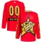 Adidas x Drew House NHL Game Pelipaita All Star 2024 Authentic Punainen ( Omalla Nimellä )