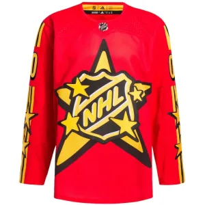 Adidas x Drew House NHL Game Pelipaita All Star 2024 Authentic Punainen ( Omalla Nimellä )