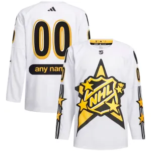 Adidas x Drew House NHL Game Pelipaita All Star 2024 Authentic Valkoinen ( Omalla Nimellä )