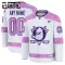 Fanatics Anaheim Ducks Lasten Pelipaita 2024-2025 Hockey Fights Cancer Practice Valkoinen ( Omalla Nimellä )