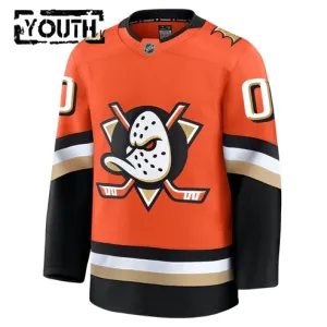 Fanatics Anaheim Ducks Lasten Pelipaita 2024-2025 Koti Premium Oranssi ( Omalla Nimellä )