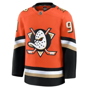 Fanatics Anaheim Ducks Leo Carlsson Pelipaita 2024-2025 Koti Premium Oranssi