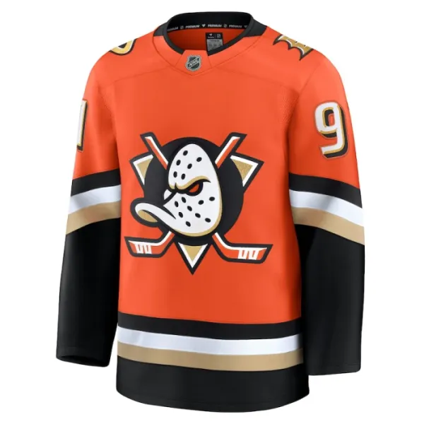 Fanatics Anaheim Ducks Leo Carlsson Pelipaita 2024-2025 Koti Premium Oranssi