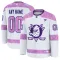 Fanatics Anaheim Ducks Pelipaita 2024-2025 Hockey Fights Cancer Practice Valkoinen ( Omalla Nimellä )