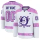 Fanatics Anaheim Ducks Pelipaita 2024-2025 Hockey Fights Cancer Practice Valkoinen ( Omalla Nimellä ) Fanatics Anaheim Ducks Pelipaita 2024-2025 Hockey Fights Cancer Practice Valkoinen ( Omalla Nimellä )