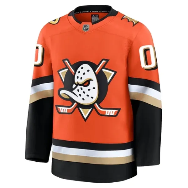 Fanatics Anaheim Ducks Pelipaita 2024-2025 Koti Premium Oranssi ( Omalla Nimellä )
