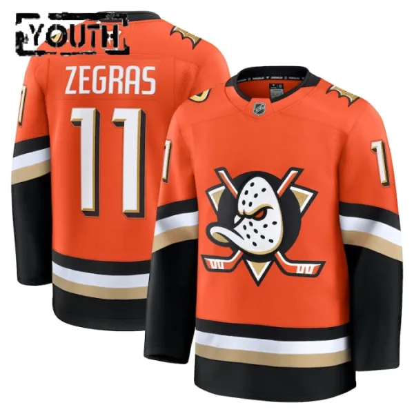 Fanatics Anaheim Ducks Trevor Zegras Lasten Pelipaita 2024-2025 Koti Premium Oranssi Fanatics Anaheim Ducks Trevor Zegras Lasten Pelipaita 2024-2025 Koti Premium Oranssi