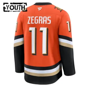 Fanatics Anaheim Ducks Trevor Zegras Lasten Pelipaita 2024-2025 Koti Premium Oranssi